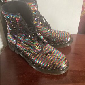 Dr Martens 1460 Farrah Glitter Bootie